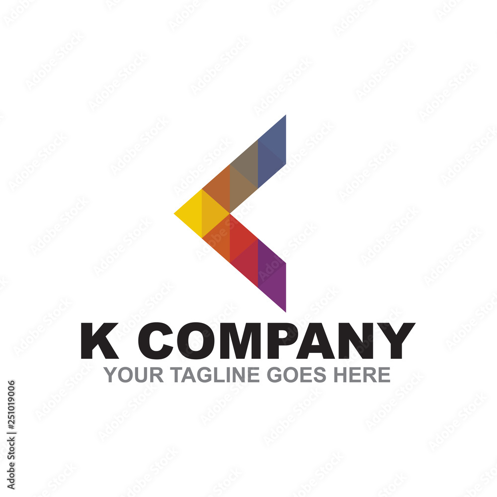 K letter logo design vector template K letter logo design vector template
