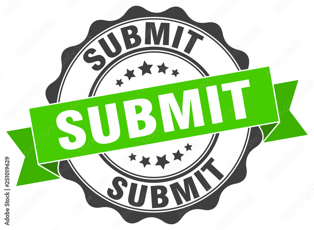 Obraz premium submit stamp. sign. seal