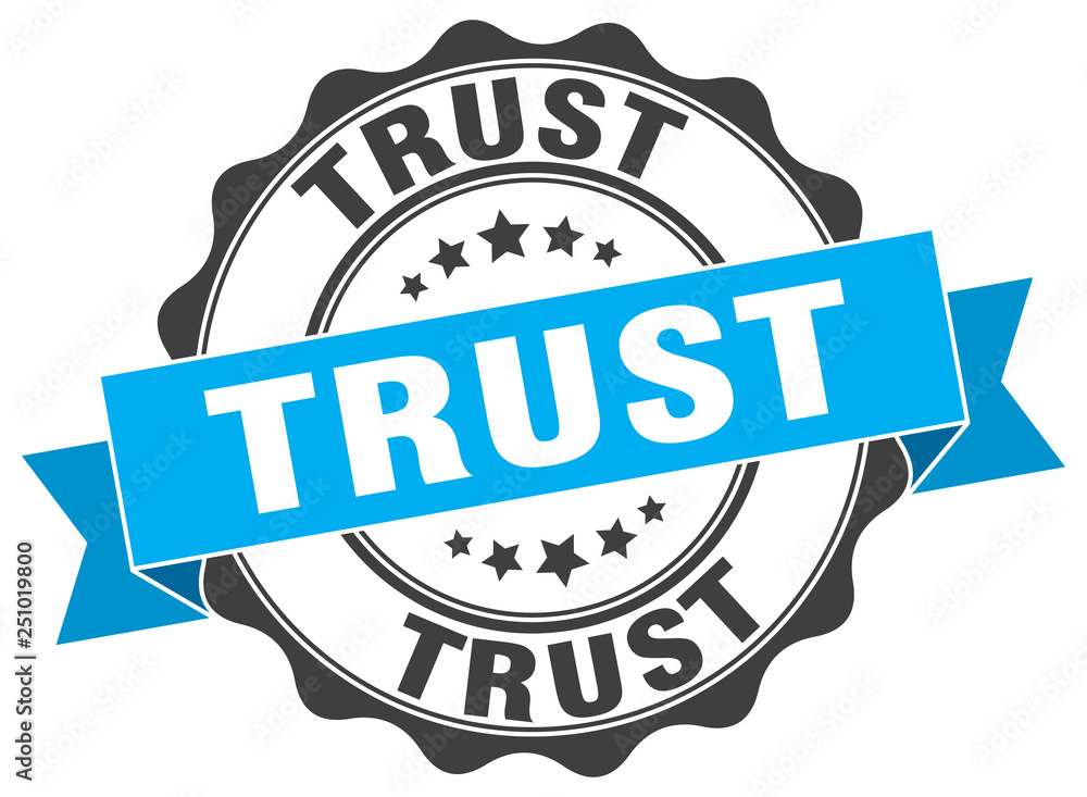 Obraz premium trust stamp. sign. seal