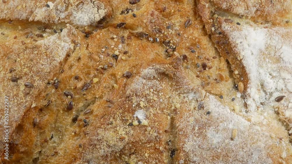 texture of bread with cereals texture of bread with cereals
