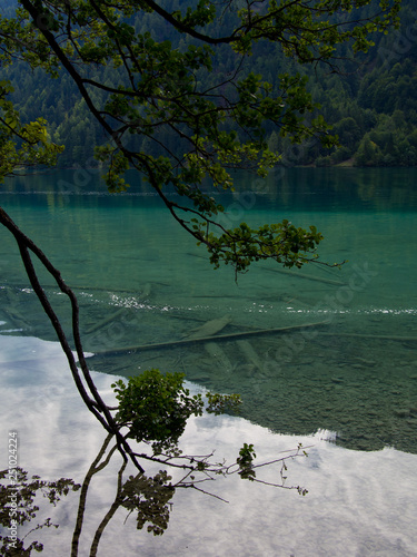 lake weissensee, carinthia, austria photo