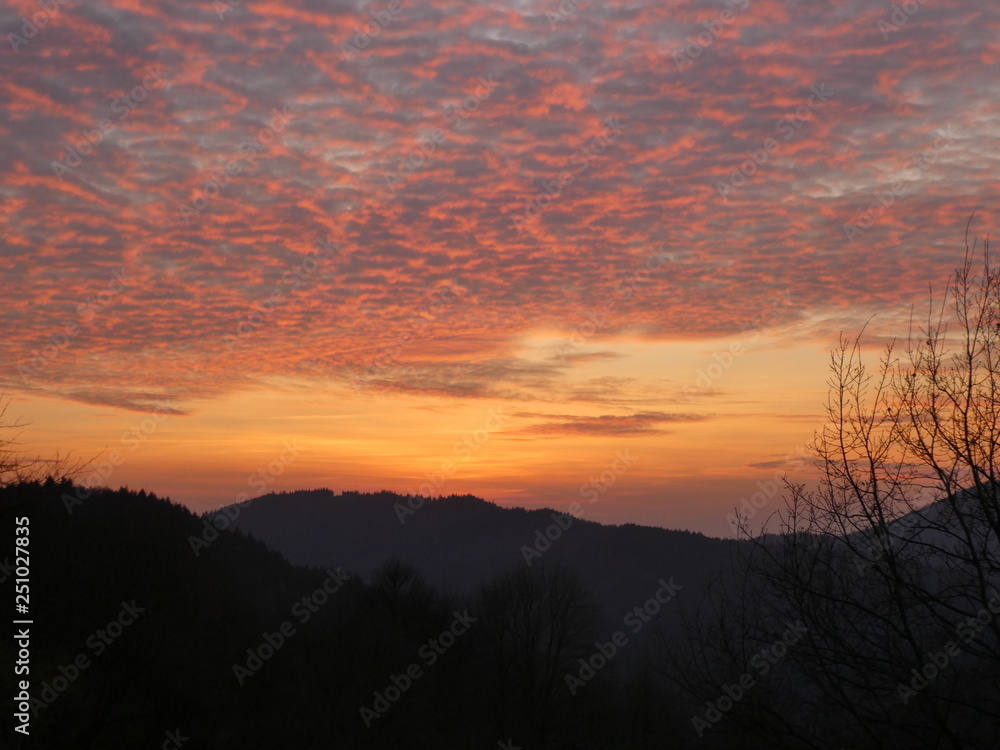 Obraz premium Sonnenuntergang