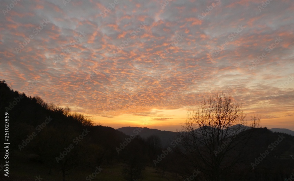 Naklejka premium Sonnenuntergang