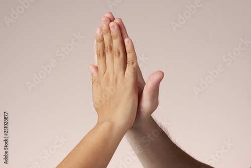 Hands doing hi-five