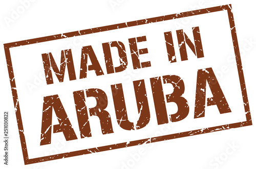 made in Aruba stamp