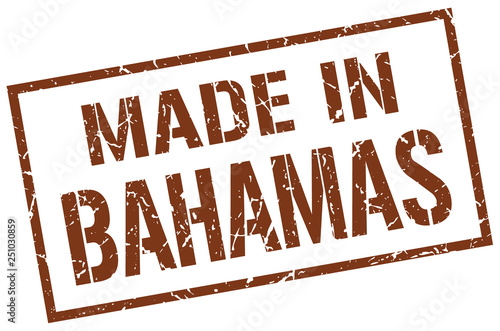 made in Bahamas stamp