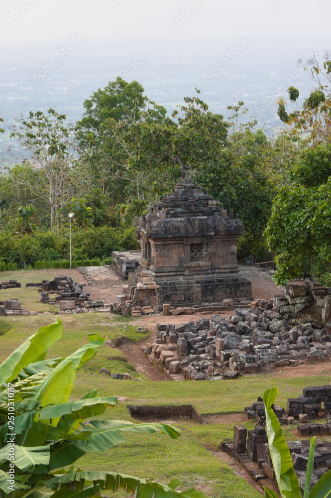 Candi Ijo, a temple in Yogyakarta with the highest location