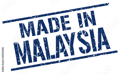 made in Malaysia stamp