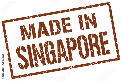 made in Singapore stamp