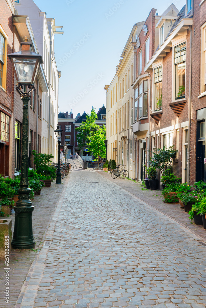 Obraz premium Leiden in Netherlands