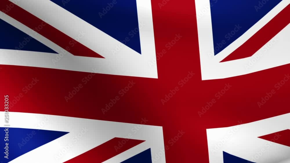 Perfectly seamless (no fade) loop features the flag of the United Kingdom waving in a gusty breeze. Perfectly seamless (no fade) loop features the flag of the United Kingdom waving in a gusty breeze.