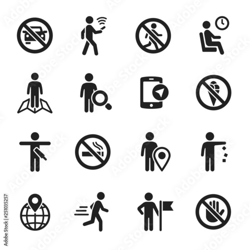 Information icons  and  ban elements