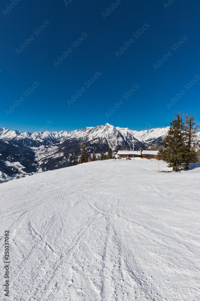 Obraz premium Skiing In Kals Matrei Austria