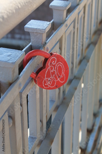 lock on the bridge