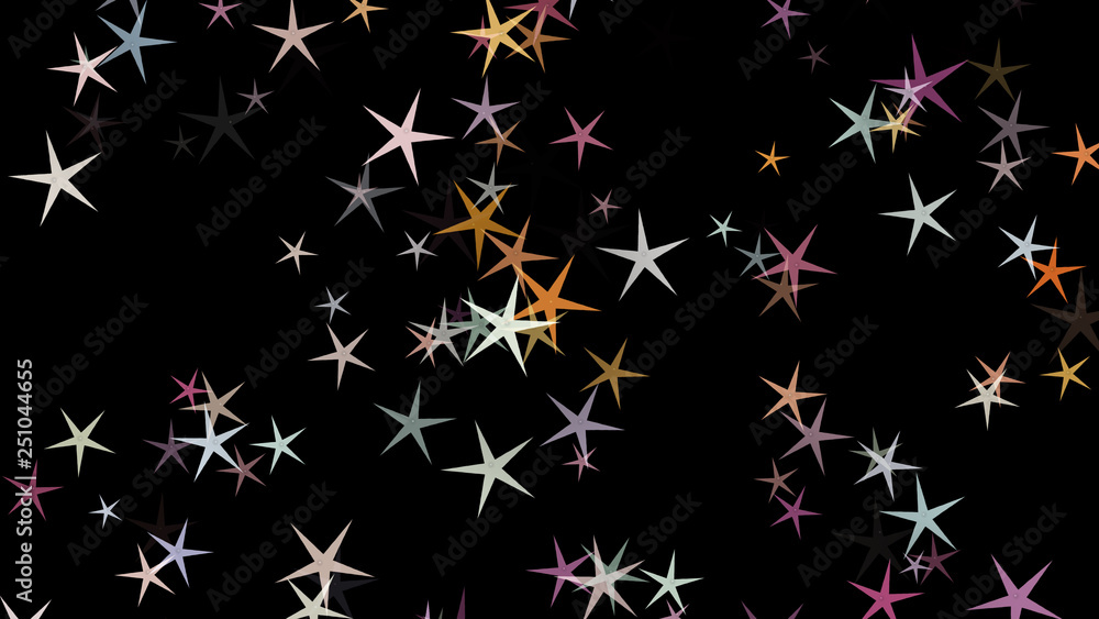 Background of multi-colored stars. Abstract background pattern. Background of multi-colored stars. Abstract background pattern.