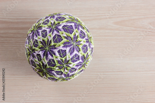 Obraz na płótnie Japanese traditional toys 'Temari' ball