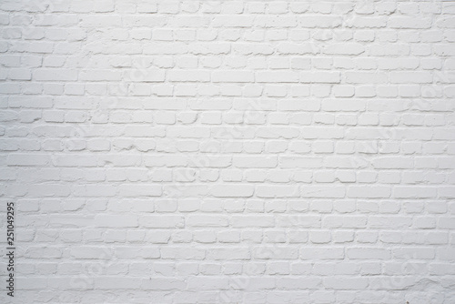 Rustic white brick wall