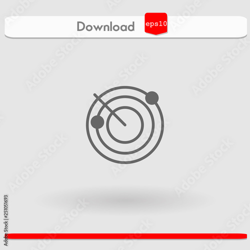 radar vector icon