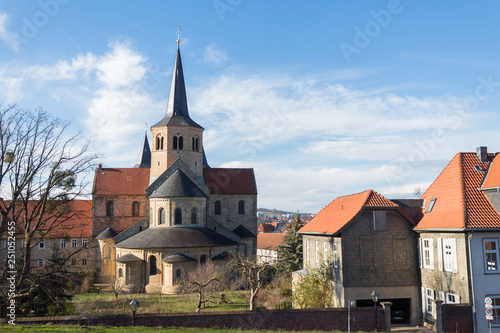 big german church in daylight elegant tall