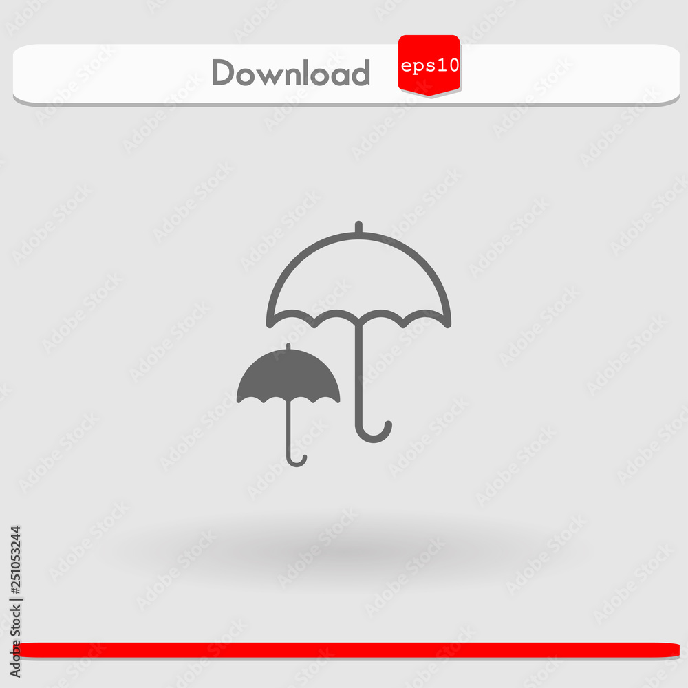 umbrella vector icon umbrella vector icon