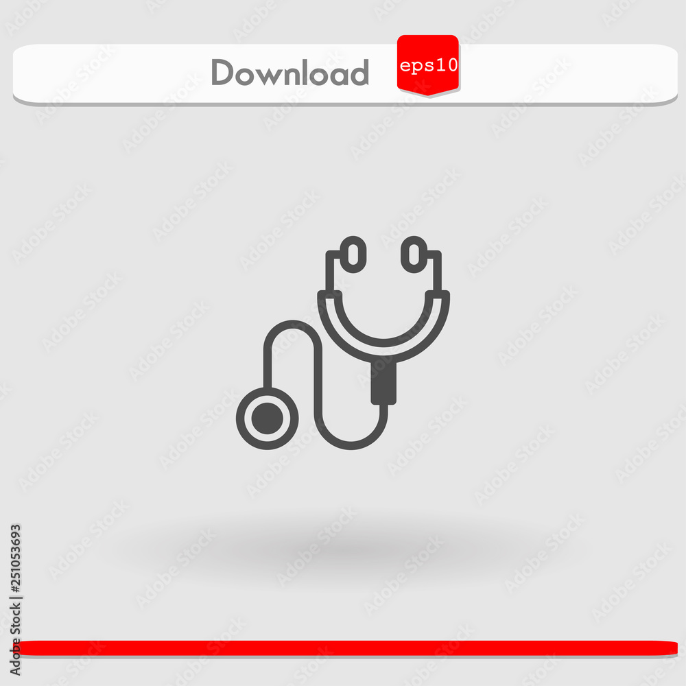 stethoscope vector icon stethoscope vector icon