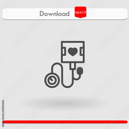 blood pressure vector icon