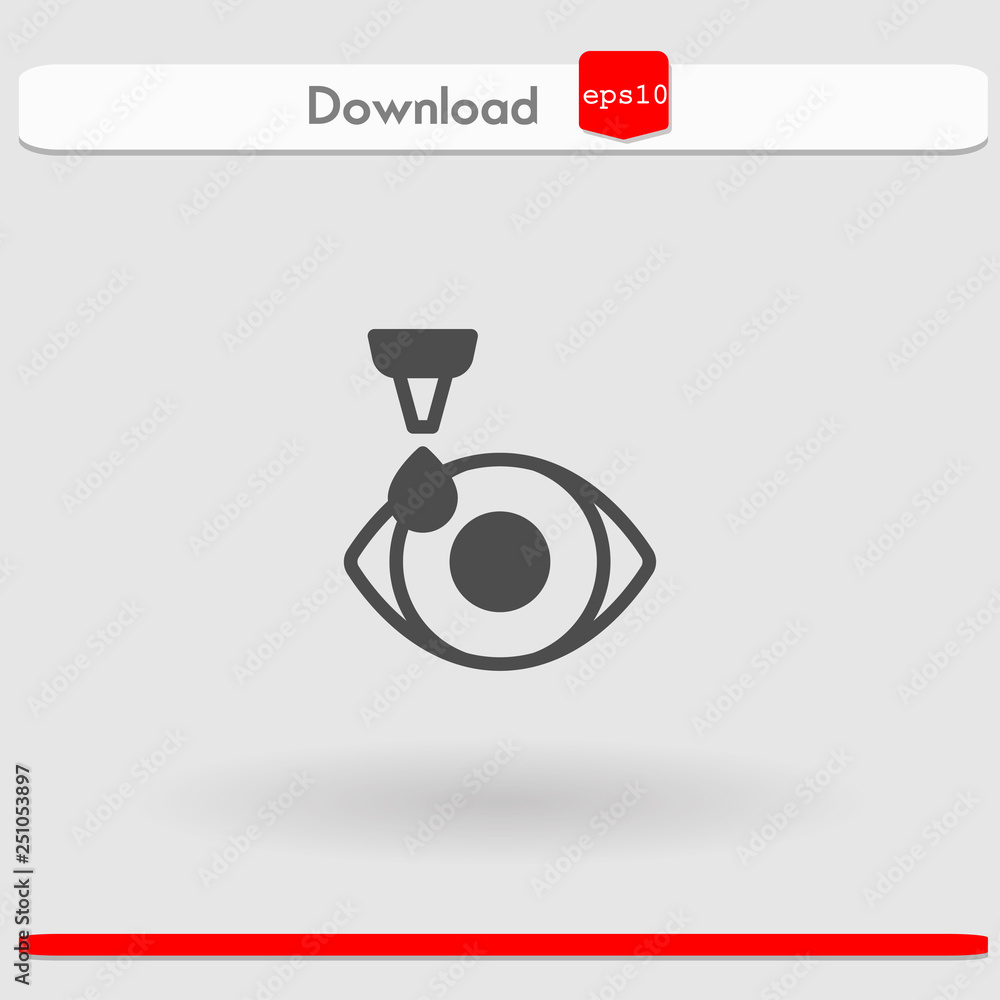 eye drops vector icon eye drops vector icon