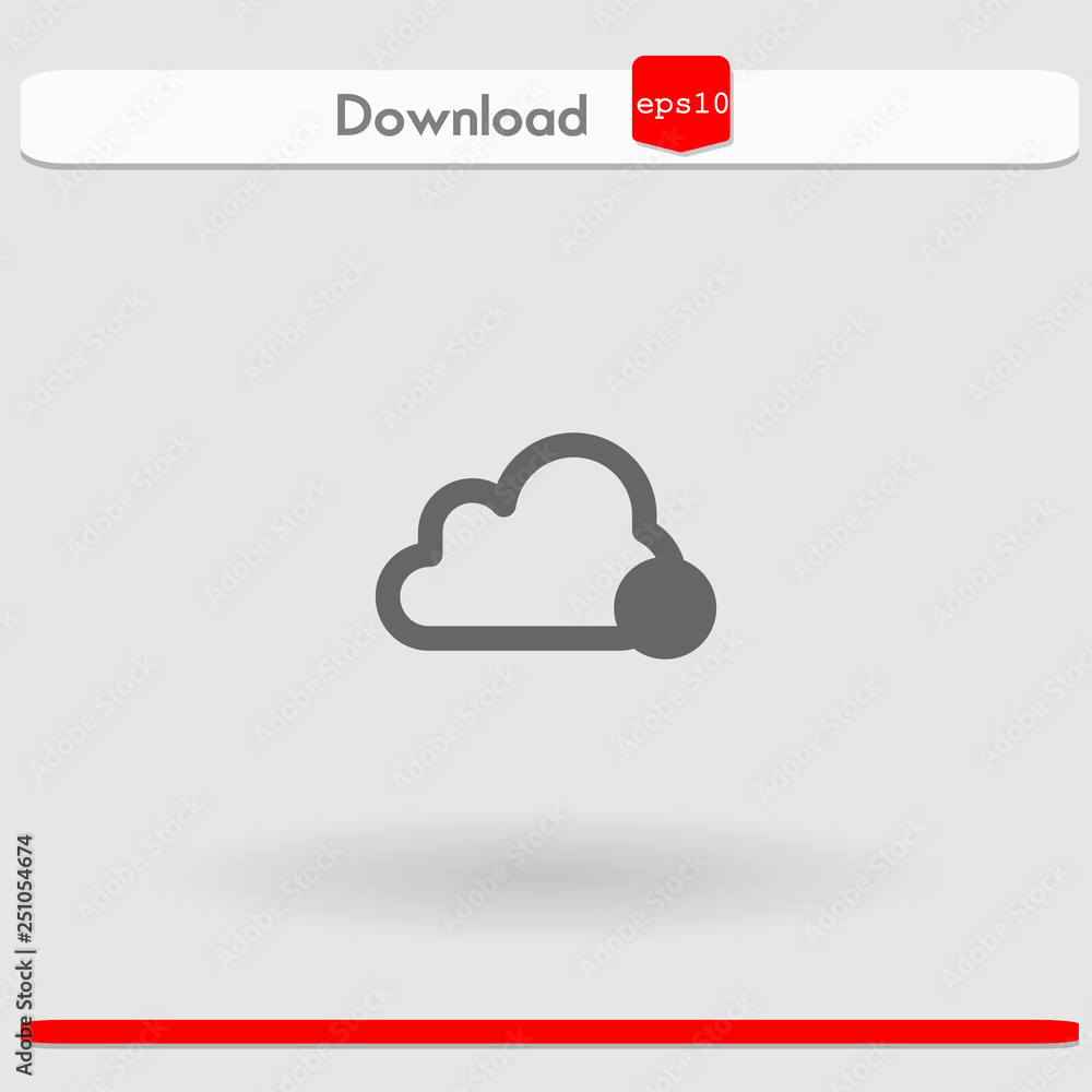 cloud vector icon cloud vector icon