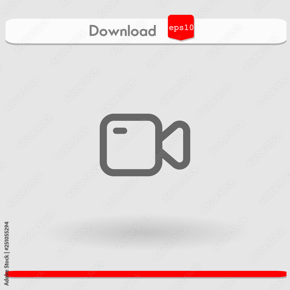 video camera vector icon video camera vector icon