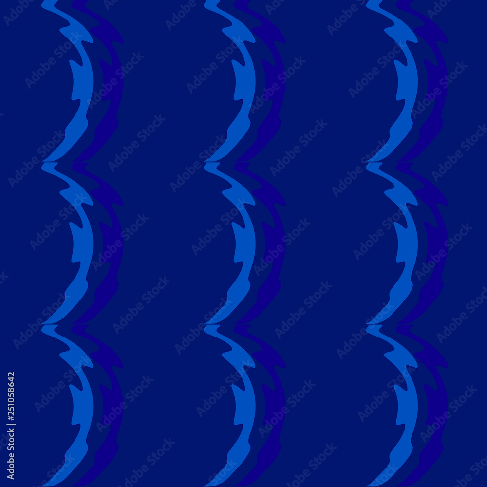 Obraz premium Seamless pattern background with multi-colored wavy lines.