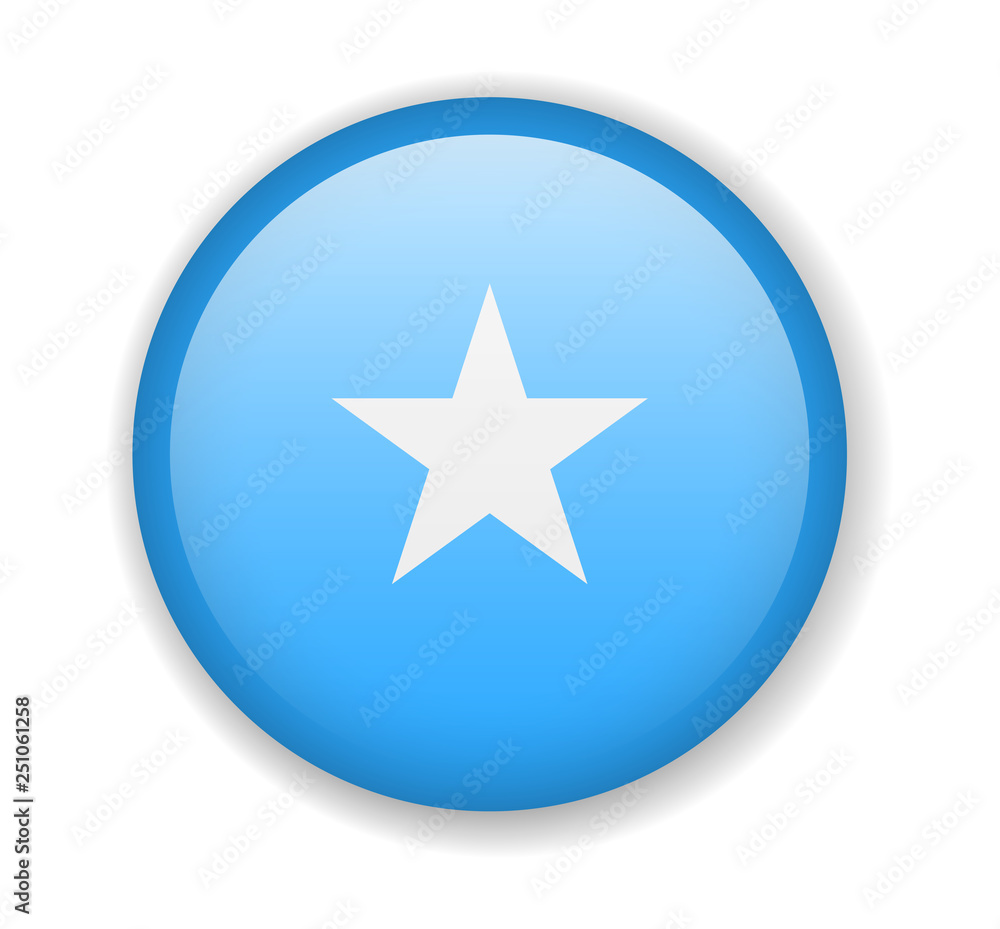 Algeria flag round bright icon vector Illustration Algeria flag round bright icon vector Illustration