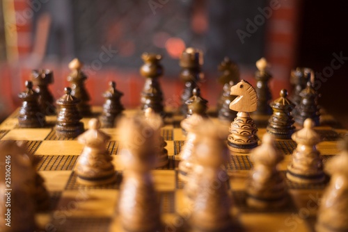 chess game. chess board © Djordje
