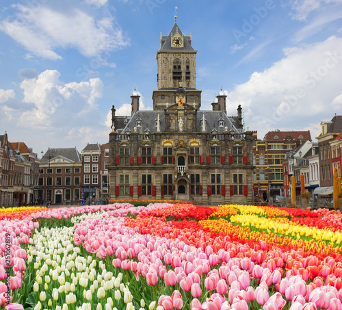 town hall, Delft, Holland