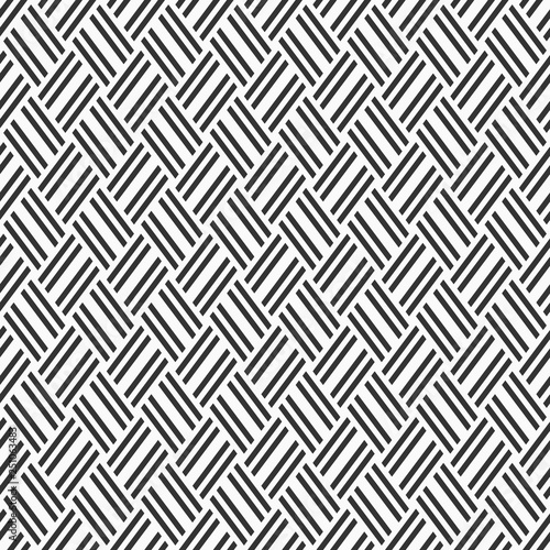 Vector seamless pattern. Regularly repeated inclined stripes.