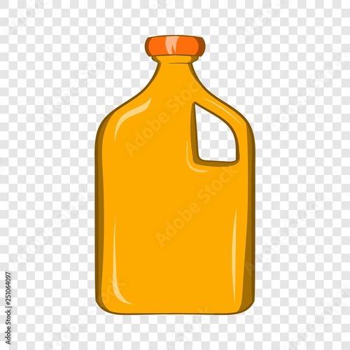Packaging for engine oil icon in cartoon style isolated on background for any web design 