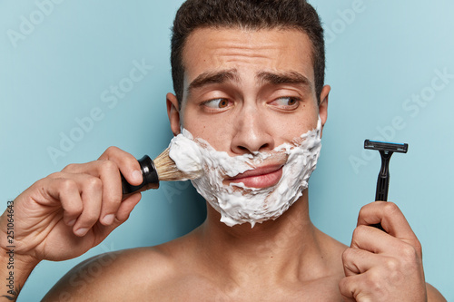 Fotografie Hygiene and men concept