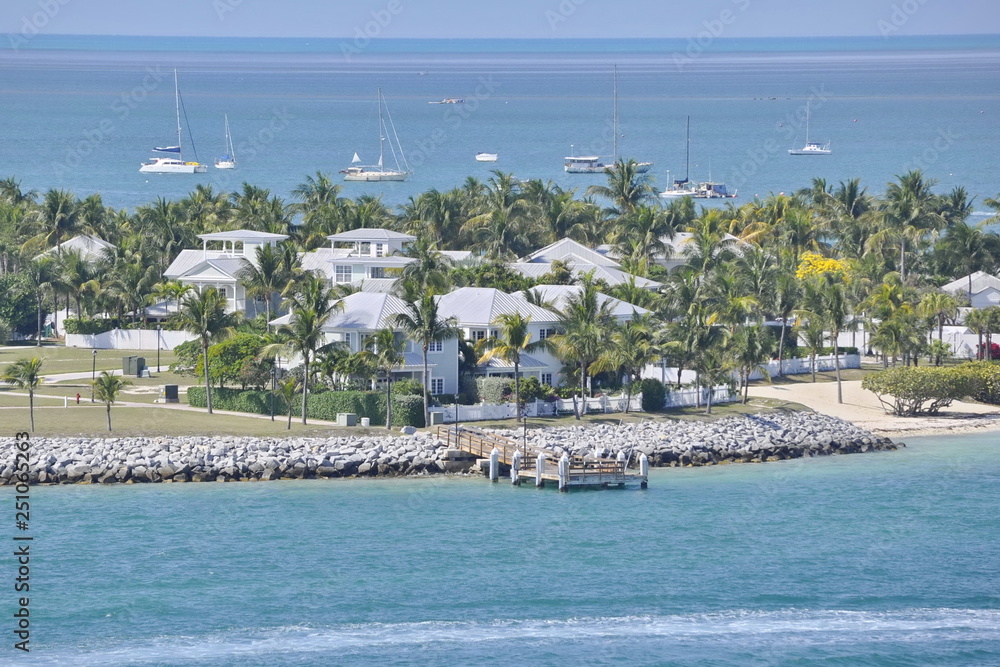 Obraz premium Sunset Key Island near Key West, Florida, USA