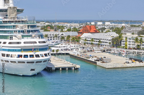 Cruise Ship Docked in Key West, Florida © Nenad Basic