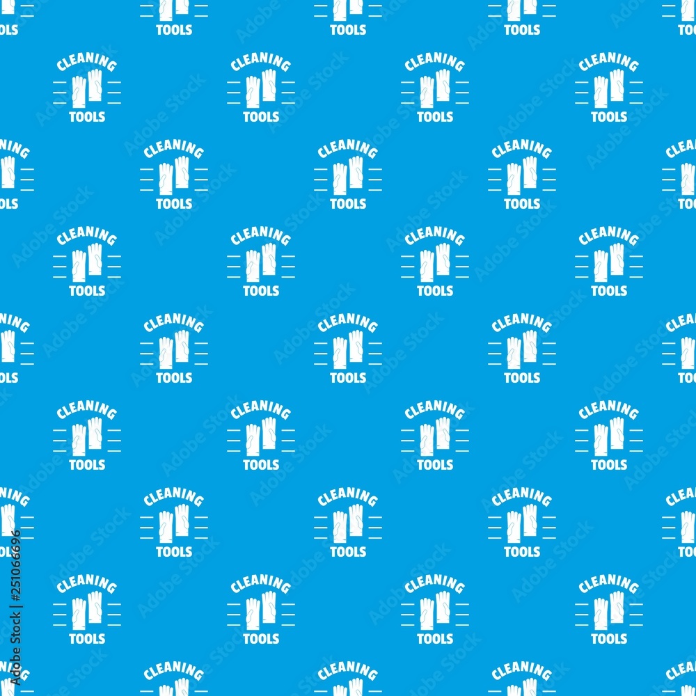 Cleaning tools pattern vector seamless blue repeat for any use Cleaning tools pattern vector seamless blue repeat for any use