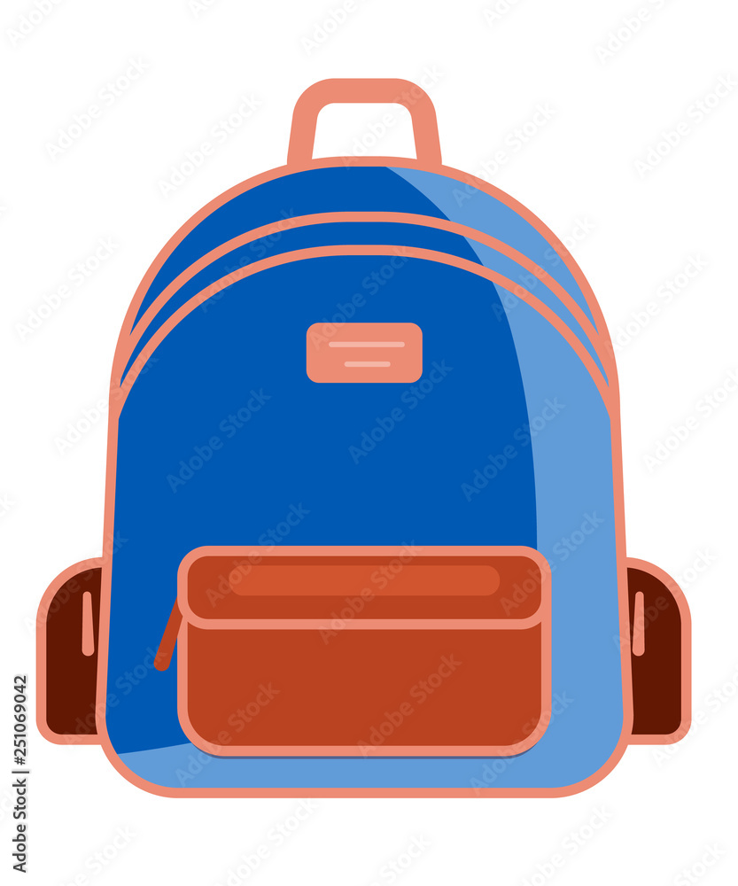 Backpack icon - vector school symbol - travel icon Backpack icon - vector school symbol - travel icon