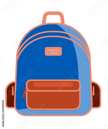 Backpack icon - vector school symbol - travel icon