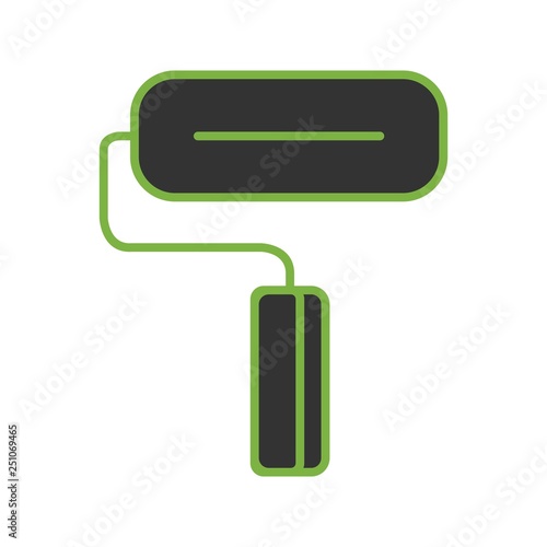 Vector Paint Roller Icon