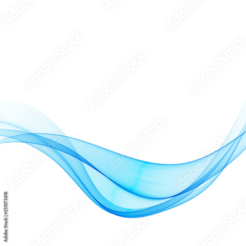 Abstract vector background, blue waved lines for brochure, website, flyer design.