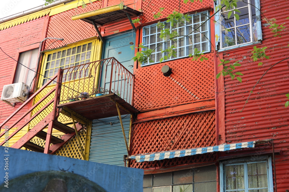 Colorful caminito streets in Buenos Aires, Argentina Colorful caminito streets in Buenos Aires, Argentina
