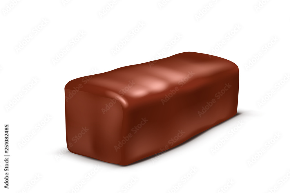 chocolate bar on white chocolate bar on white