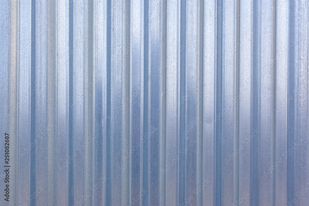 Obraz premium gray shiny metal surface with stripes, background, texture