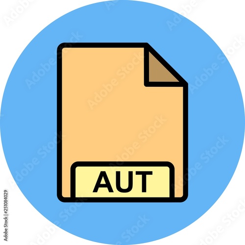  Vector AUT Icon