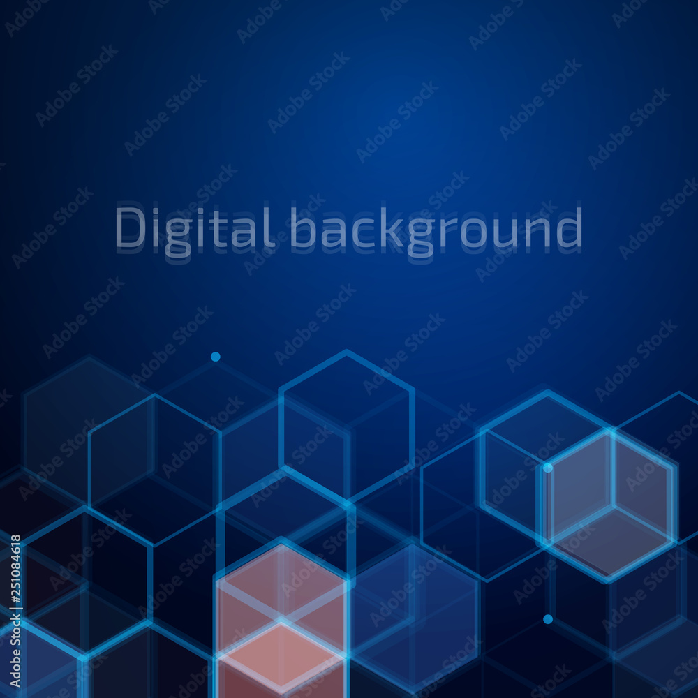 Fototapeta premium Abstract vector background