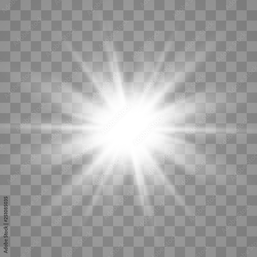 Glowing light burst explosion Glowing light burst explosion