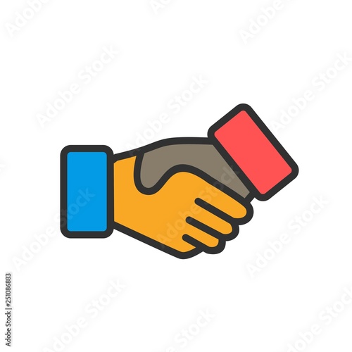Vector Handshake Icon.